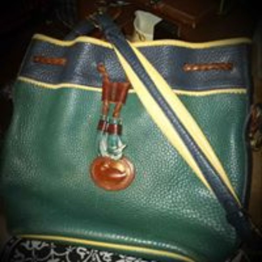 Gorgeous Dooney & Bourke Drawstring Bucket Purse